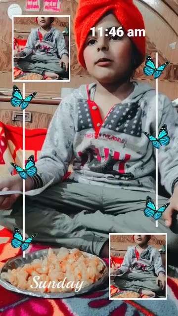 Preview for a Spotlight video that uses the 3x Collage Lens