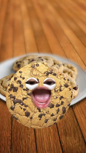 Preview for a Spotlight video that uses the Choc Chip Cookie Lens