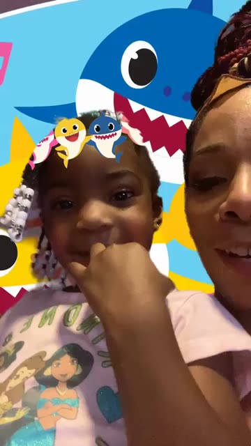 Preview for a Spotlight video that uses the baby shark Lens