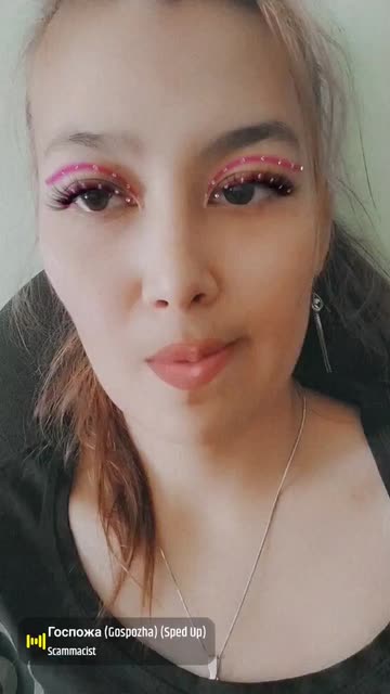 Preview for a Spotlight video that uses the Magenta Makeup Lens