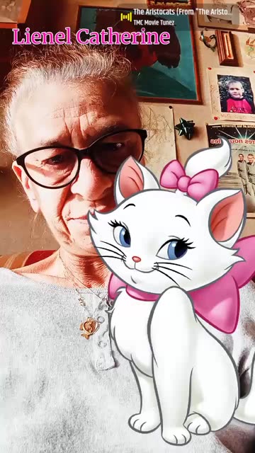 Preview for a Spotlight video that uses the Marie Kitten Cat Lens