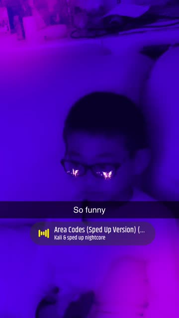 Preview for a Spotlight video that uses the Glowing Butterflies Lens