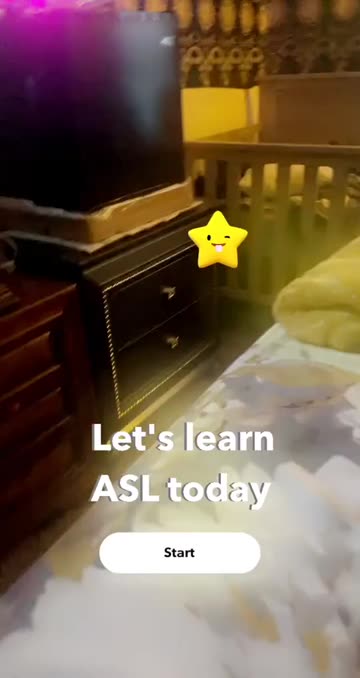 Preview for a Spotlight video that uses the ASL Alphabet Lens