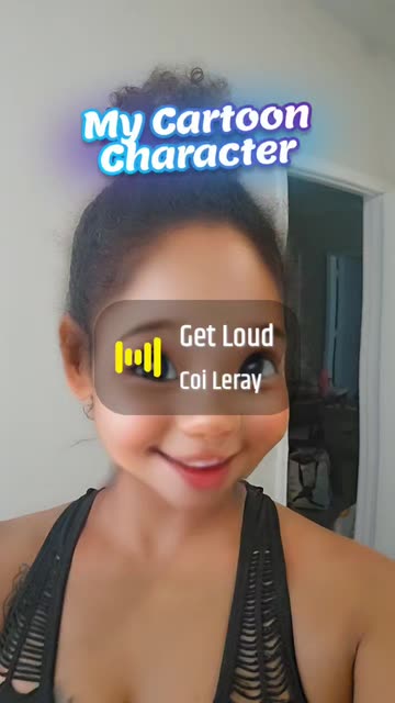 Preview for a Spotlight video that uses the My Cartoon Character  Lens