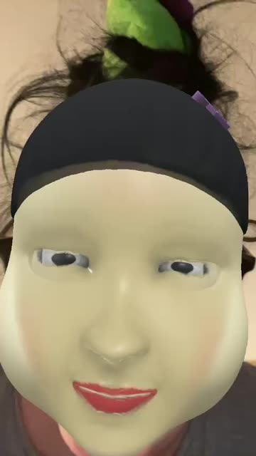 Preview for a Spotlight video that uses the Squid Game Doll Lens