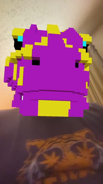 Preview for a Spotlight video that uses the Voxel Dragon Lens