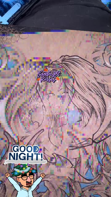 Preview for a Spotlight video that uses the glitch Lens