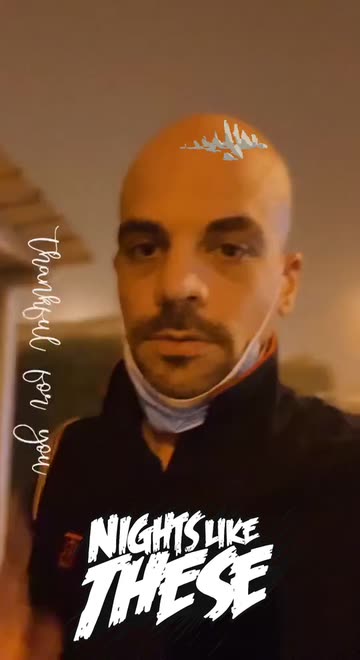 Preview for a Spotlight video that uses the thankful Lens