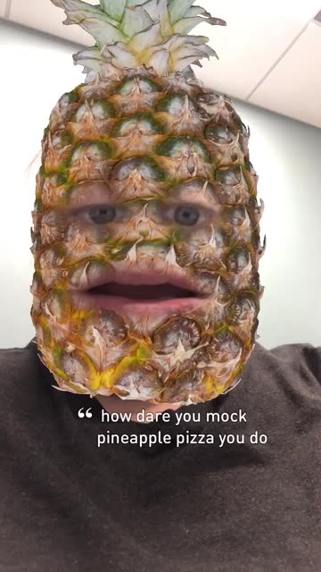Preview for a Spotlight video that uses the Gusher Pineapple Lens