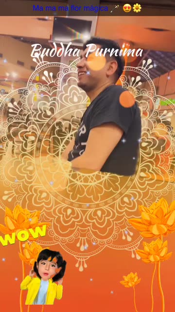 Preview for a Spotlight video that uses the Buddha Poornima Lens