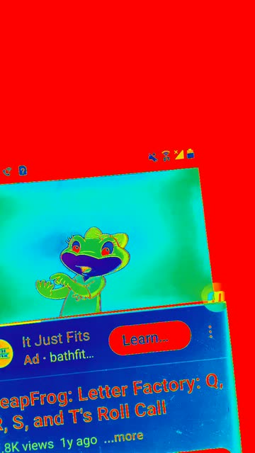 Preview for a Spotlight video that uses the Glitch Gown Lens
