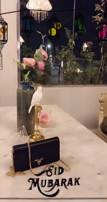 Preview for a Spotlight video that uses the Eid Mubarak Lens