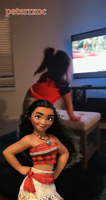 Preview for a Spotlight video that uses the Moana Princess2 Lens