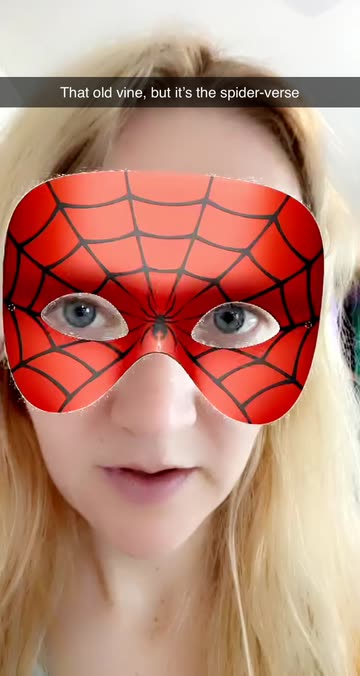Preview for a Spotlight video that uses the Spiderman 3D Lens