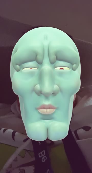 Preview for a Spotlight video that uses the Sexy Squidward Lens