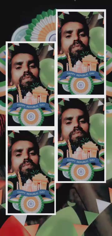 Preview for a Spotlight video that uses the Happy Republic Day Lens