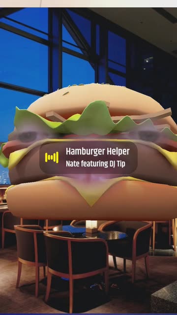 Preview for a Spotlight video that uses the Burger Head Lens