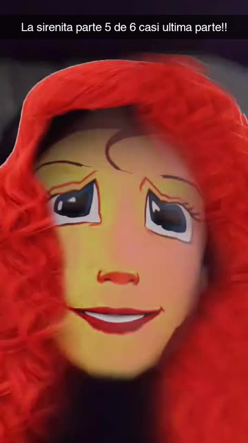Preview for a Spotlight video that uses the Baby Mermaid Lens