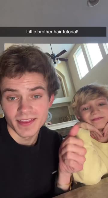 Little brother hair tutorial! | SnapchatのSpotlight