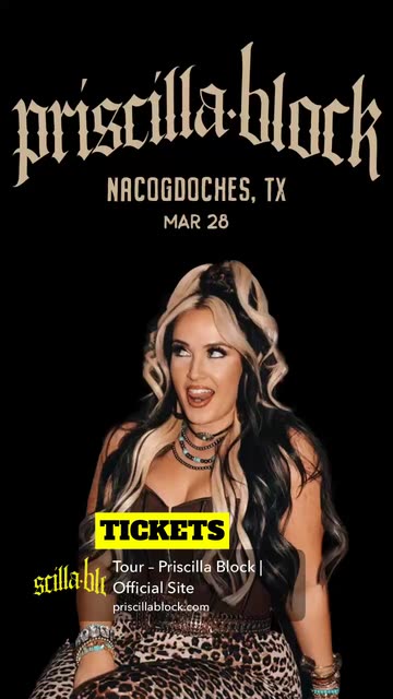 Priscilla Block Tour Videos