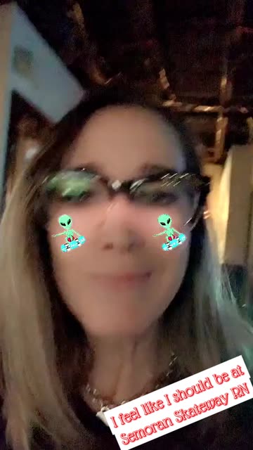 Preview for a Spotlight video that uses the skating alien Lens