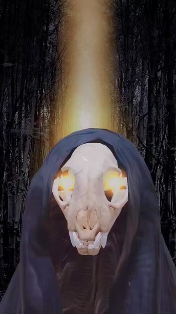 Preview for a Spotlight video that uses the Bone Wraith Lens