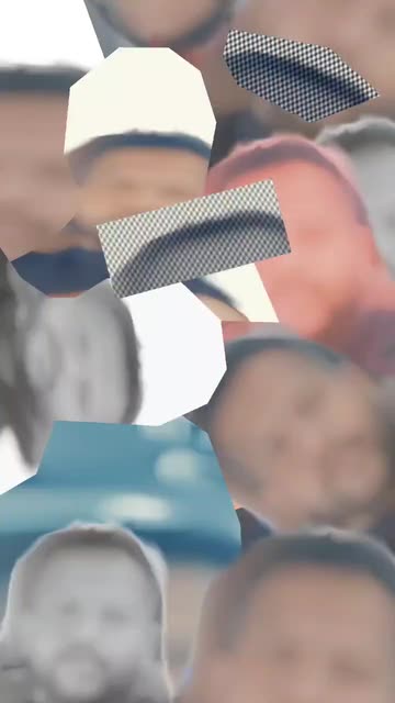 Preview for a Spotlight video that uses the Fashion Collage Lens