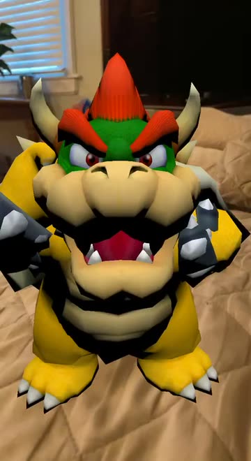 Preview for a Spotlight video that uses the Mad World Bowser Lens