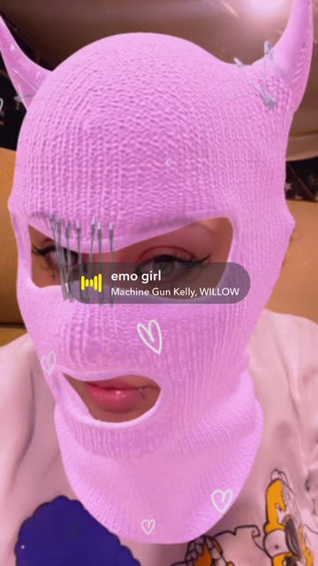 Preview for a Spotlight video that uses the Pink Balaclava Lens