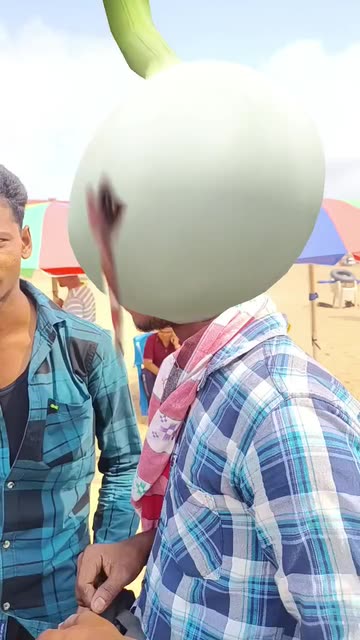 Preview for a Spotlight video that uses the Green Onion Face Lens