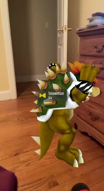 Preview for a Spotlight video that uses the Dancing BoWser Lens