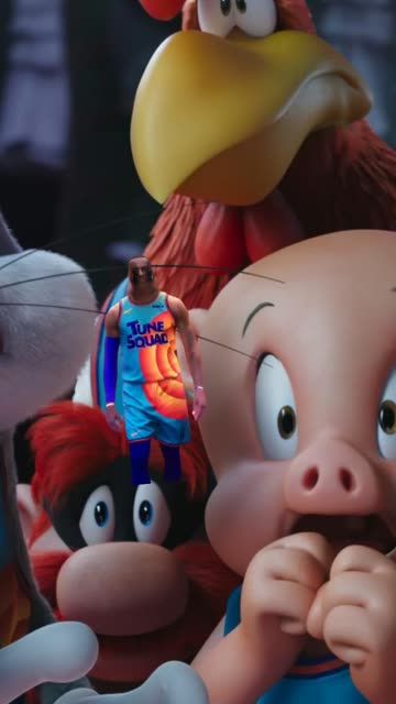 Preview for a Spotlight video that uses the Space Jam Lebron Lens