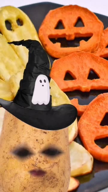 Preview for a Spotlight video that uses the Potato Halloween Lens