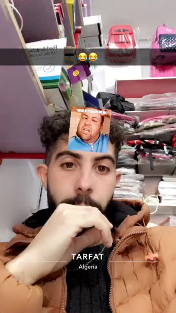 Preview for a Spotlight video that uses the Algerian meme Lens