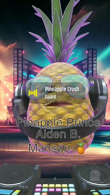 Preview for a Spotlight video that uses the DJ Pineapple Lens