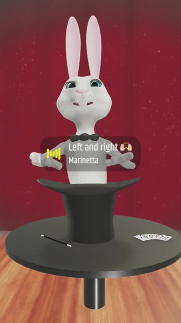 Preview for a Spotlight video that uses the Rabbit in Hat Lens