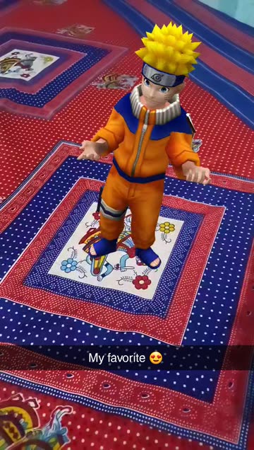 Preview for a Spotlight video that uses the Naruto Lens