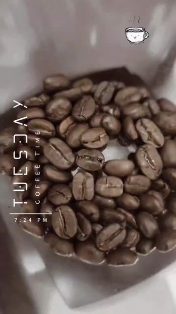 Preview for a Spotlight video that uses the Coffee Time Lens