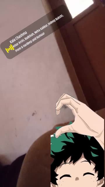 Preview for a Spotlight video that uses the DEKU MIDORIYA Lens