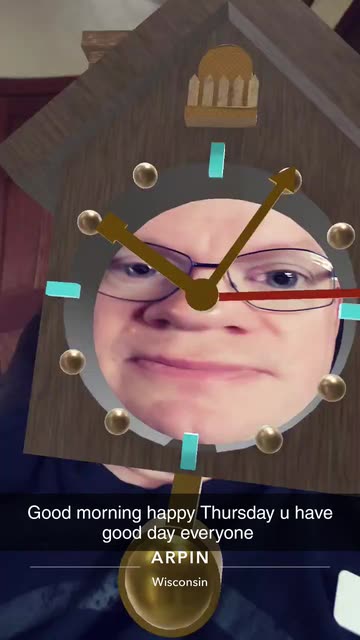 Preview for a Spotlight video that uses the Clock Lens