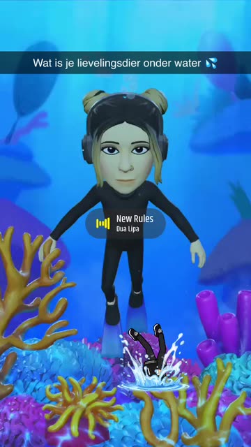Preview for a Spotlight video that uses the Under the Sea Lens
