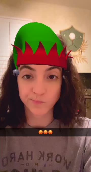Preview for a Spotlight video that uses the Elf Hat 2 Lens