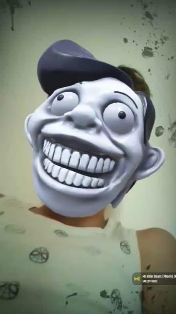 Preview for a Spotlight video that uses the Mr Chuckle Teeth Lens