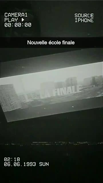 Preview for a Spotlight video that uses the VHS Black&White Lens
