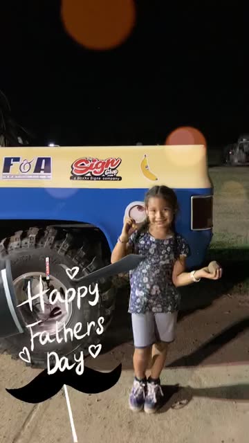 Preview for a Spotlight video that uses the Fathers Day Lens