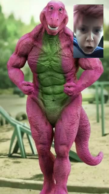 Preview for a Spotlight video that uses the Buff Barney Lens