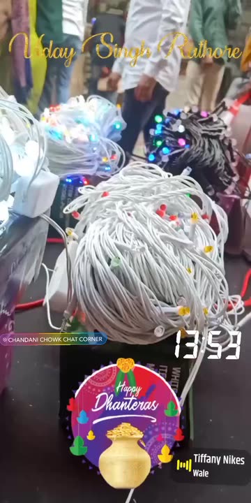 Preview for a Spotlight video that uses the Happy Dhanteras Lens