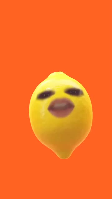 Preview for a Spotlight video that uses the Funny Lemon Lens