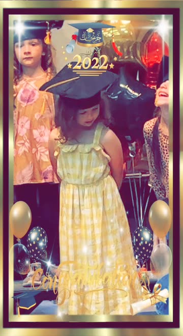 Preview for a Spotlight video that uses the Graduation 2022 Lens
