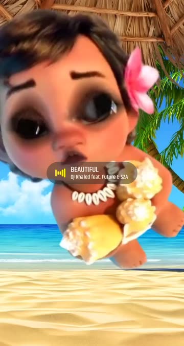 Preview for a Spotlight video that uses the Baby Moana Lens